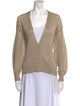 Brunello Cucinelli Linen V-Neck Sweater