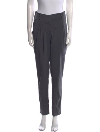 Brunello Cucinelli Silk Straight Leg Pants