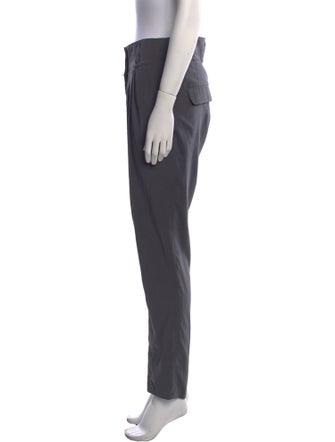 Brunello Cucinelli Silk Straight Leg Pants