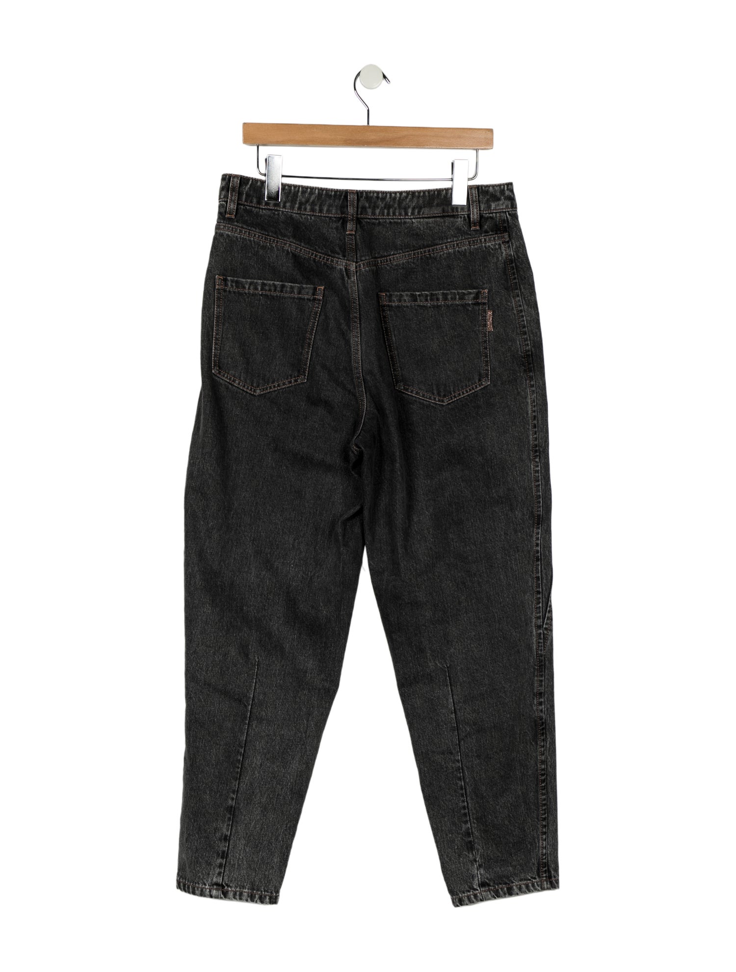 Brunello Cucinelli High-Rise Straight Leg Jeans