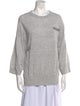 Brunello Cucinelli Linen Crew Neck Sweatshirt