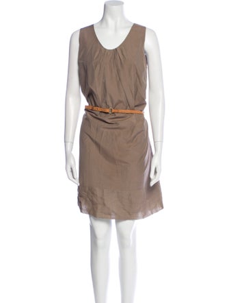 Brunello Cucinelli Linen Knee-Length Dress