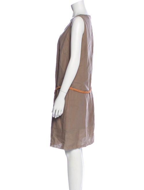 Brunello Cucinelli Linen Knee-Length Dress