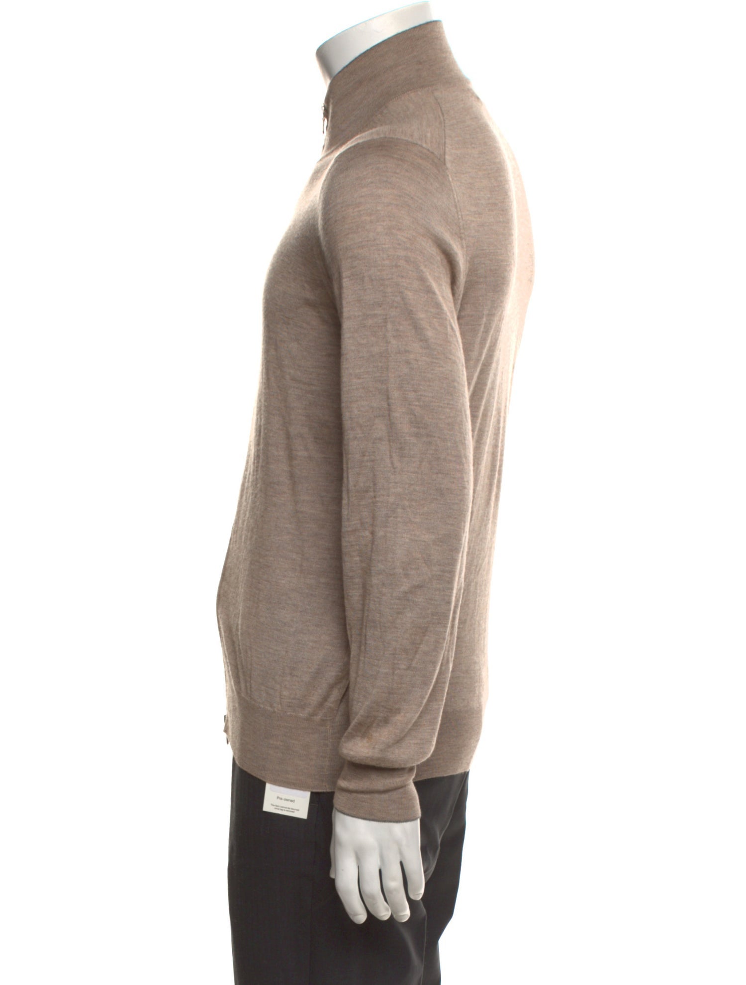 Brunello Cucinelli Cashmere Mock Neck Cardigan