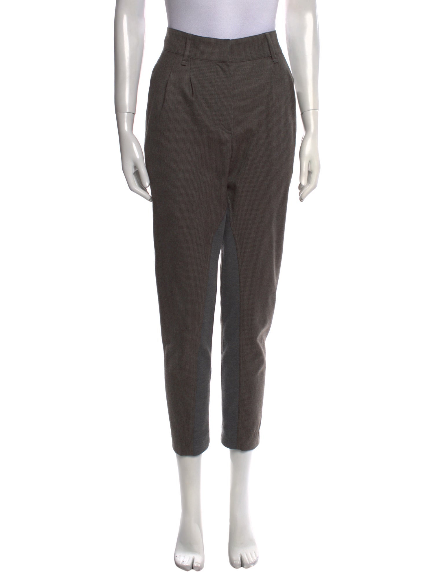 Brunello Cucinelli Virgin Wool Straight Leg Pants