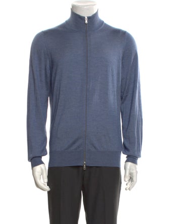 Brunello Cucinelli Cashmere Mock Neck Cardigan