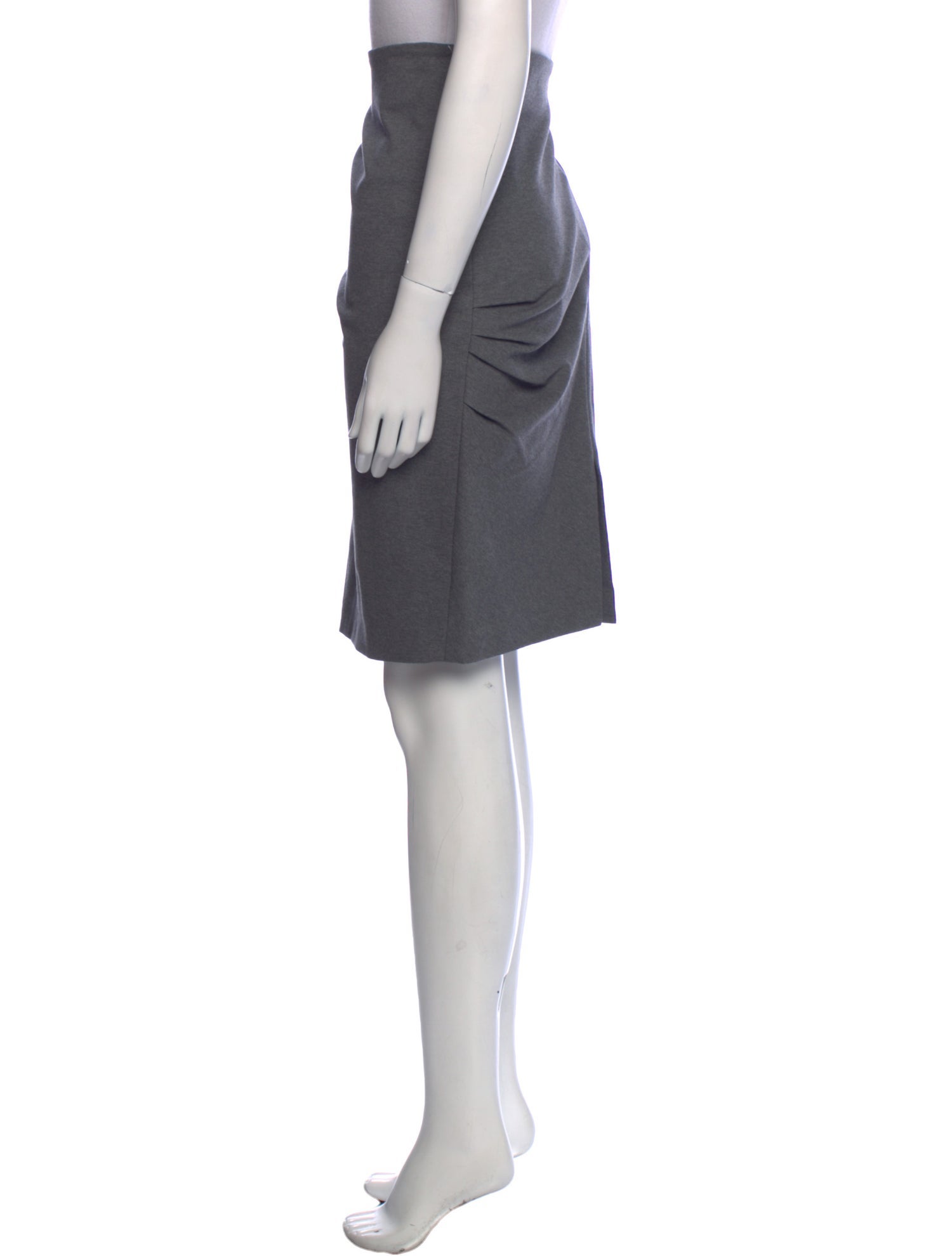 Brunello Cucinelli Pleated Accents Knee-Length Skirt w/ Tags