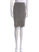 Brunello Cucinelli Leather Knee-Length Skirt