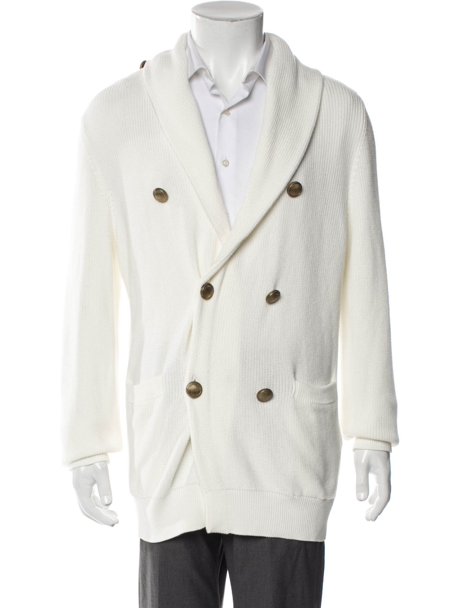 Brunello Cucinelli V-Neck Long Sleeve Cardigan