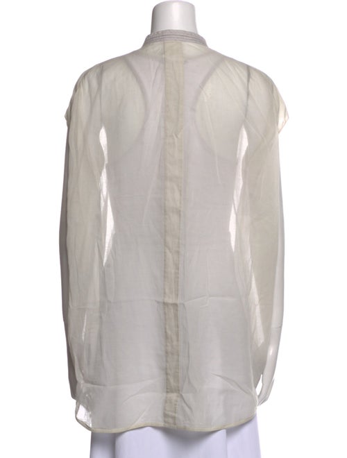 Brunello Cucinelli Mock Neck Short Sleeve Tunic