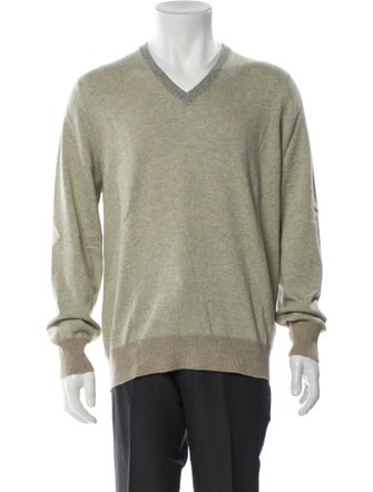 Brunello Cucinelli Cashmere V-Neck Pullover