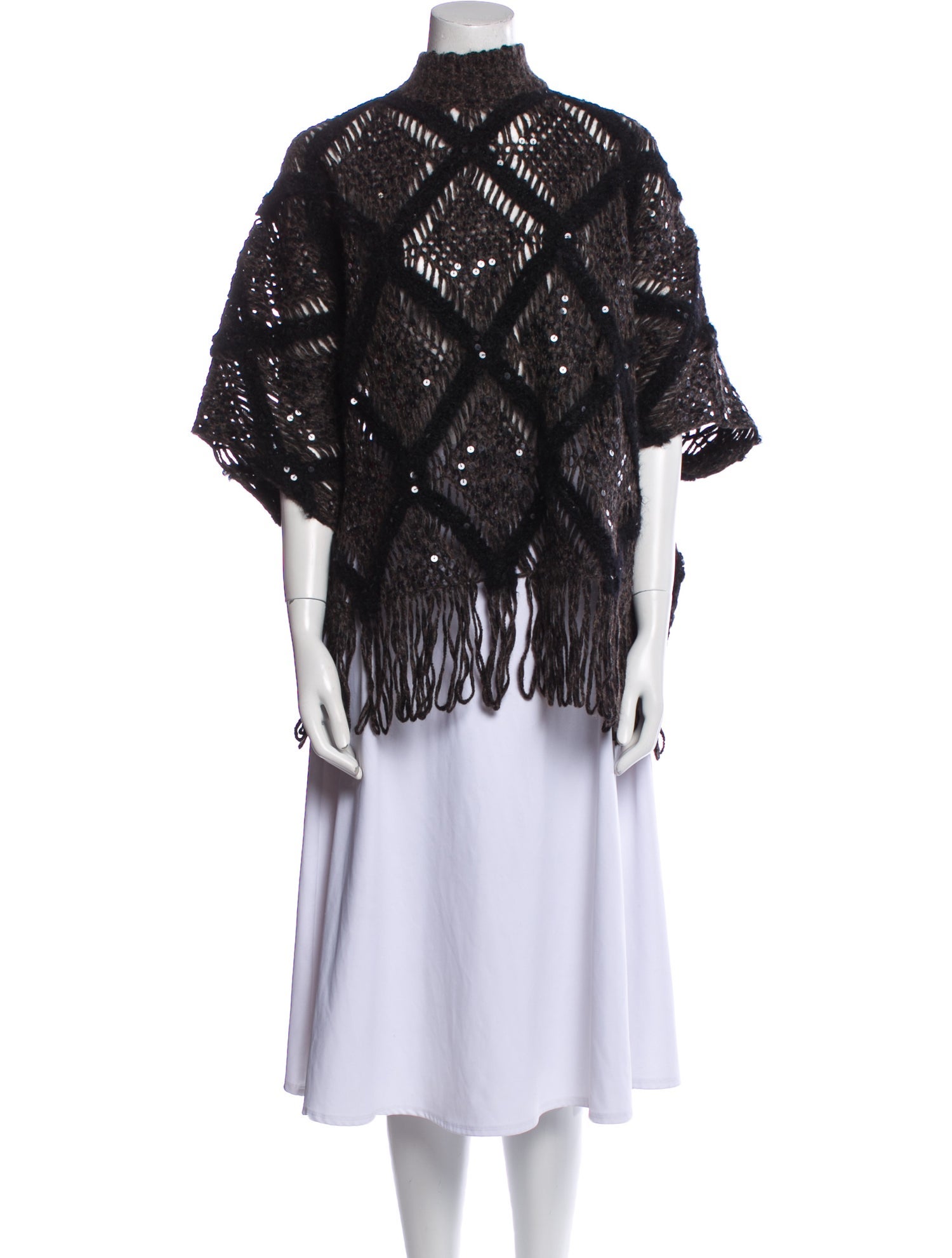 Brunello Cucinelli Wool Mock Neck Sweater