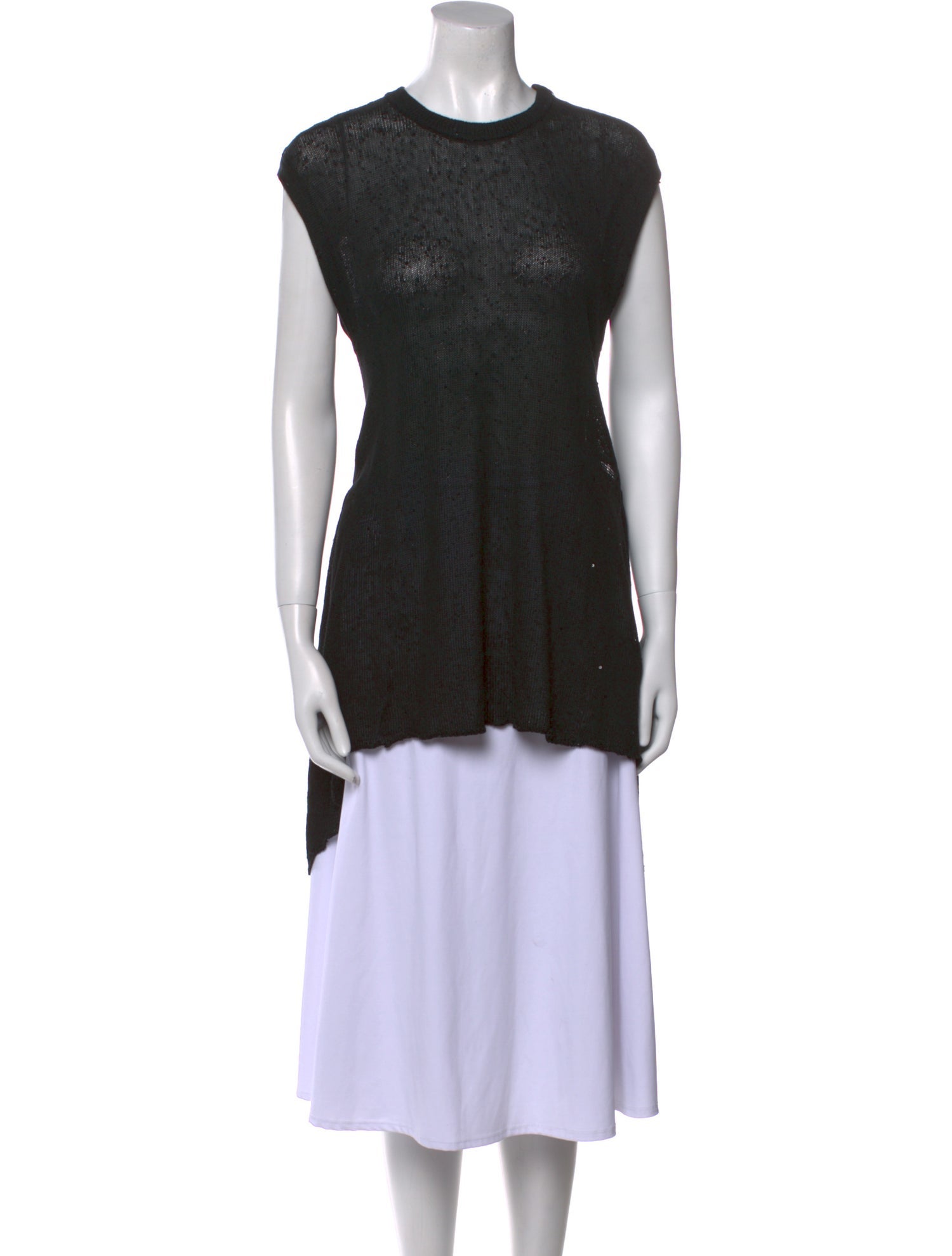 Brunello Cucinelli Linen Crew Neck Sweater