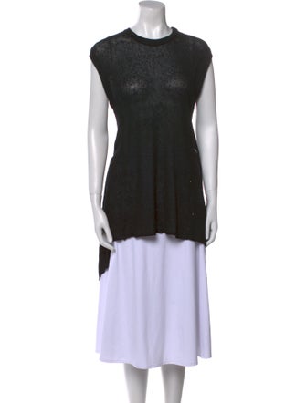 Brunello Cucinelli Linen Crew Neck Sweater