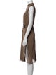 Brunello Cucinelli Silk Midi Length Dress