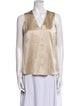 Brunello Cucinelli V-Neck Sleeveless Blouse