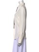 Brunello Cucinelli Silk Long Sleeve Button-Up Top