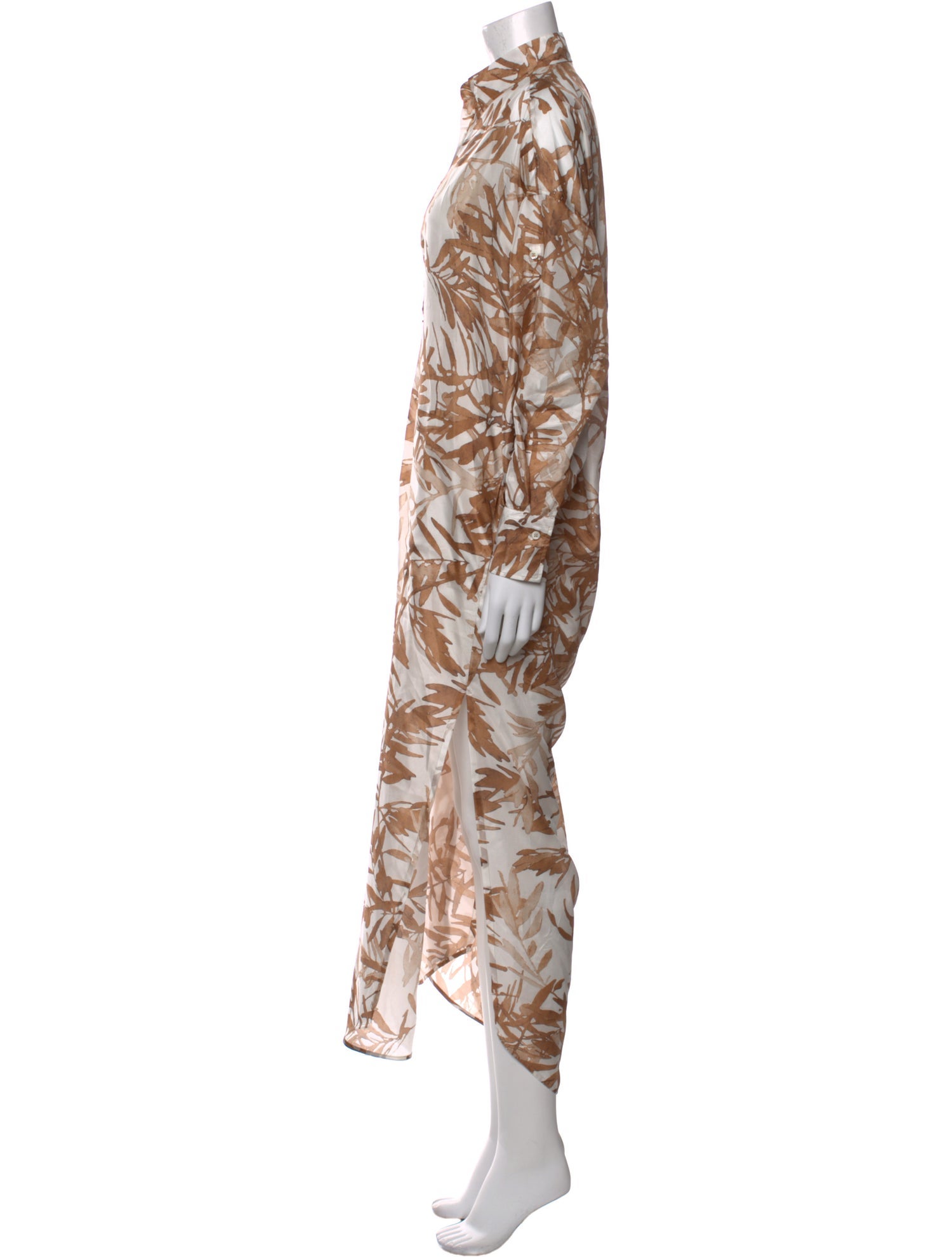 Brunello Cucinelli Printed Long Dress