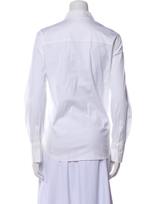 Brunello Cucinelli Long Sleeve Button-Up Top