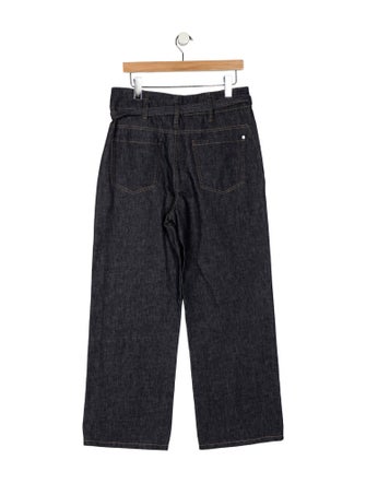 Brunello Cucinelli High-Rise Wide Leg Jeans