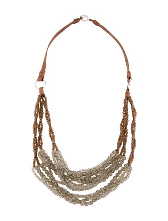 Brunello Cucinelli Beaded Multistrand Necklace