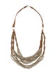 Brunello Cucinelli Beaded Multistrand Necklace