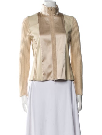 Brunello Cucinelli Silk Striped Jacket