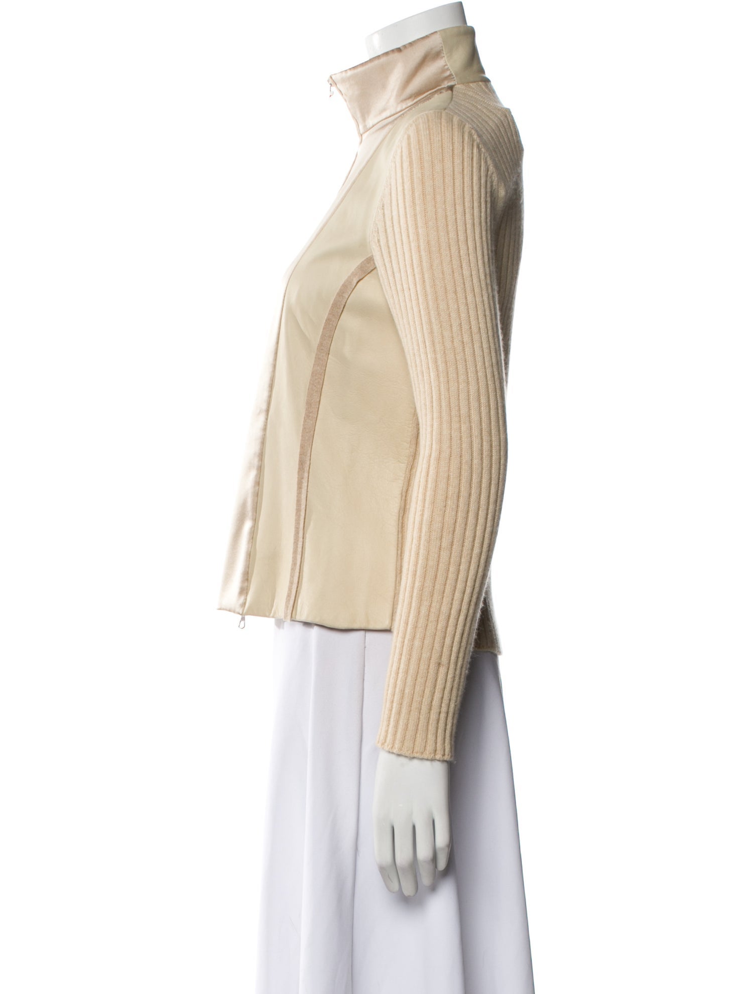 Brunello Cucinelli Silk Striped Jacket