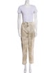 Brunello Cucinelli Linen Printed Pant Set
