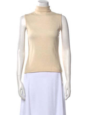 Brunello Cucinelli Turtleneck Sleeveless Top