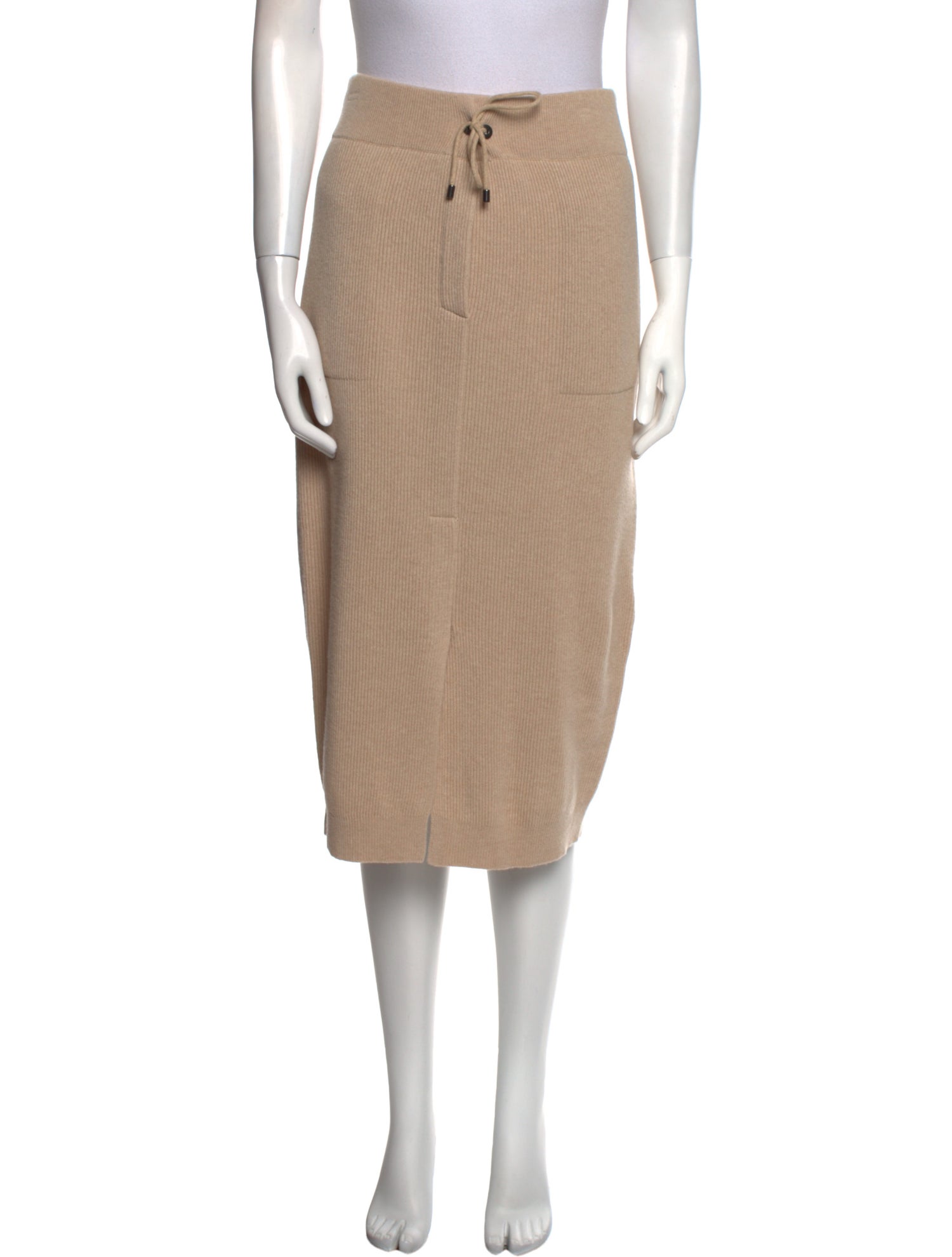 Brunello Cucinelli Cashmere Midi Length Skirt