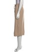 Brunello Cucinelli Cashmere Midi Length Skirt