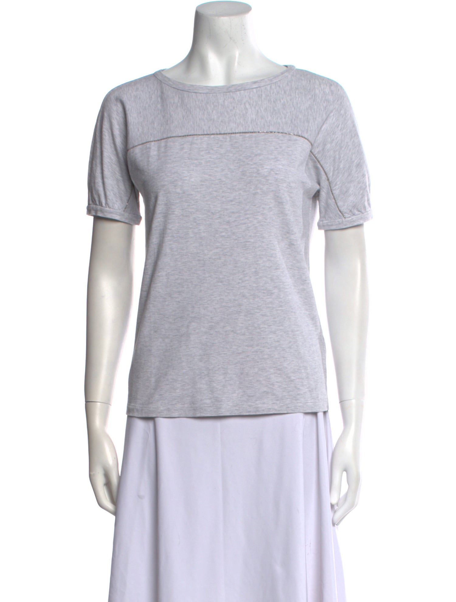 Brunello Cucinelli Scoop Neck Short Sleeve T-Shirt