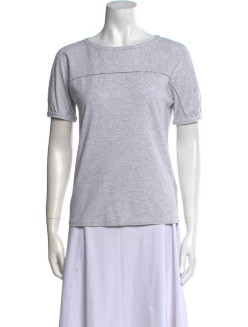 Brunello Cucinelli Scoop Neck Short Sleeve T-Shirt