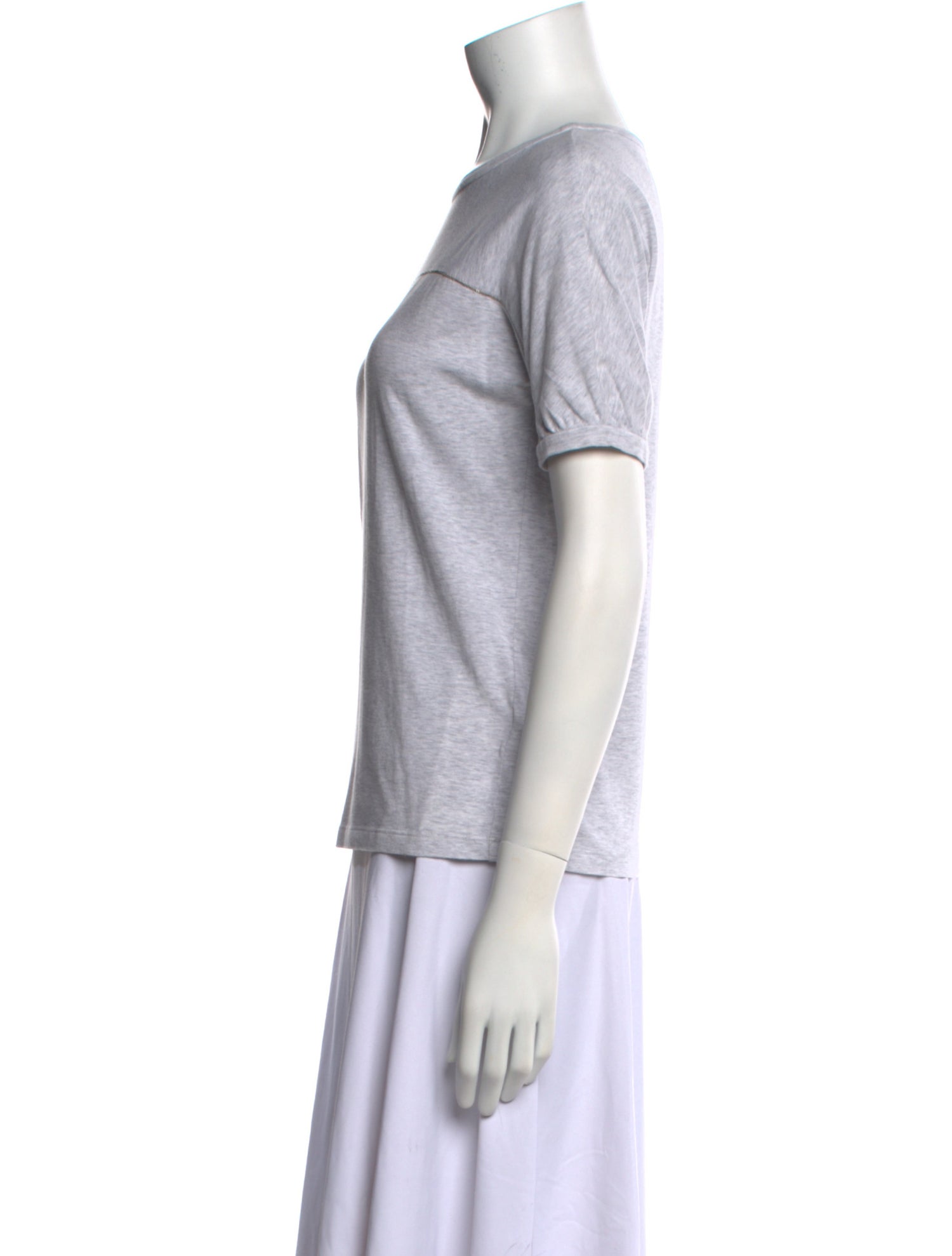 Brunello Cucinelli Scoop Neck Short Sleeve T-Shirt