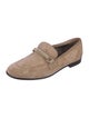 Brunello Cucinelli Suede Beaded Accents Loafers