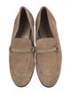 Brunello Cucinelli Suede Beaded Accents Loafers