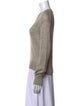 Brunello Cucinelli V-Neck Long Sleeve Sweatshirt