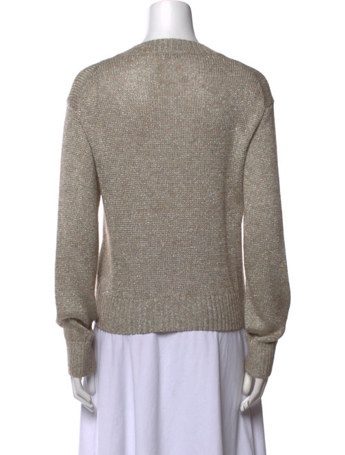 Brunello Cucinelli V-Neck Long Sleeve Sweatshirt