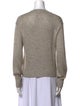 Brunello Cucinelli V-Neck Long Sleeve Sweatshirt