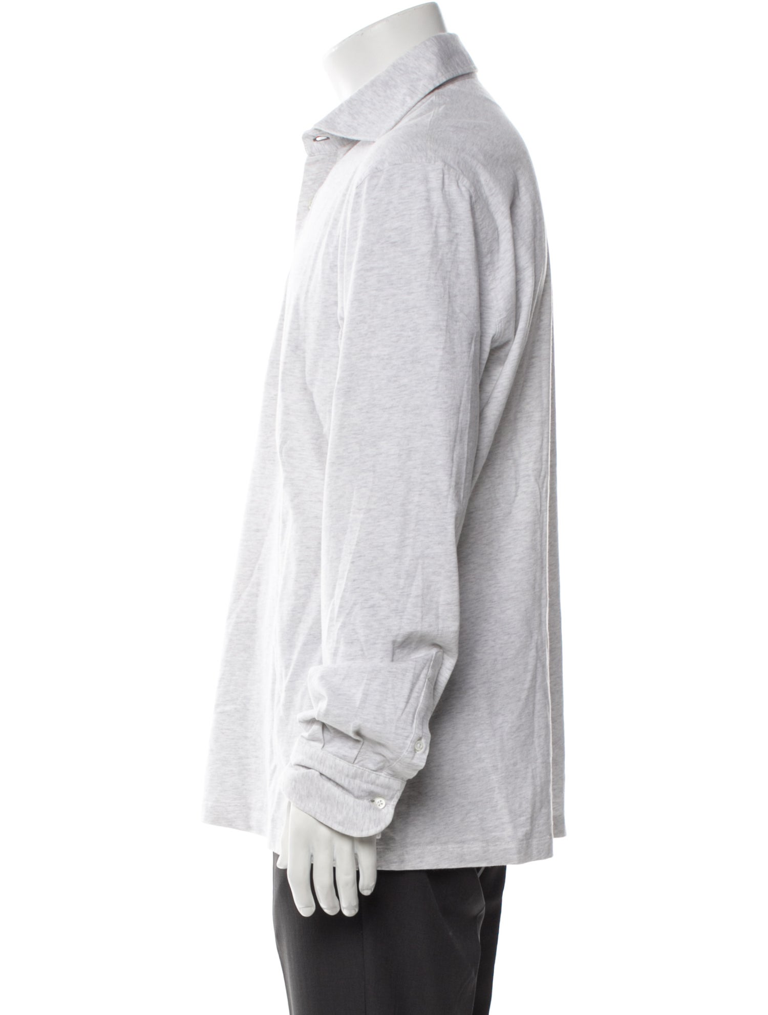 Brunello Cucinelli Collar Long Sleeve Polo Shirt