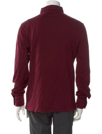 Brunello Cucinelli Collar Long Sleeve Polo Shirt