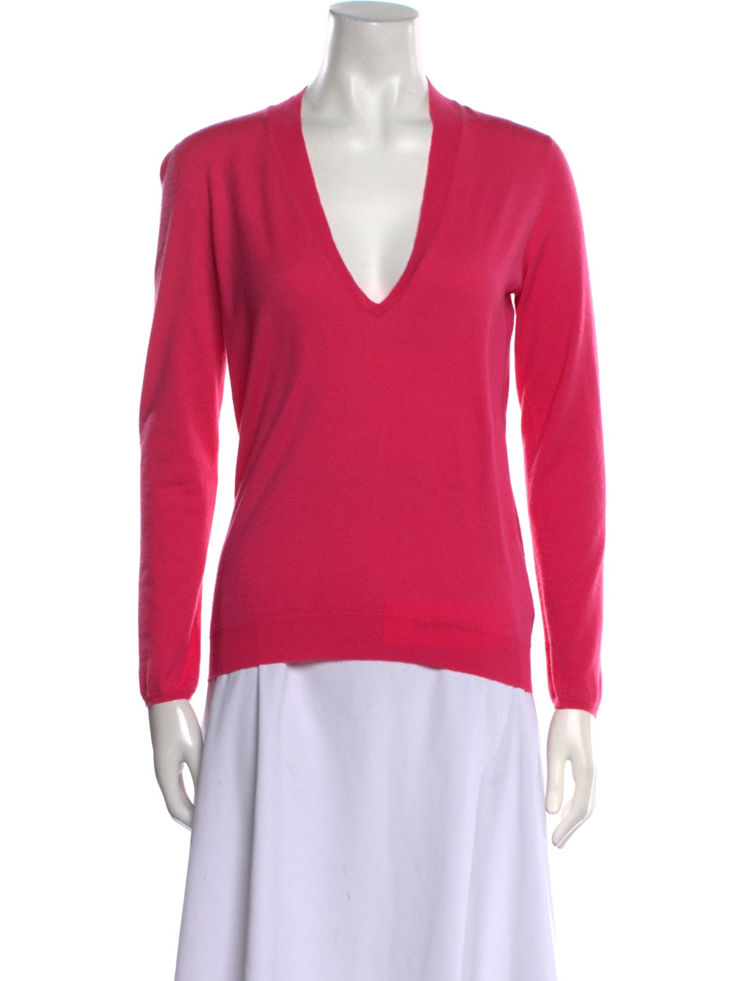 Brunello Cucinelli V-Neck Long Sleeve Top