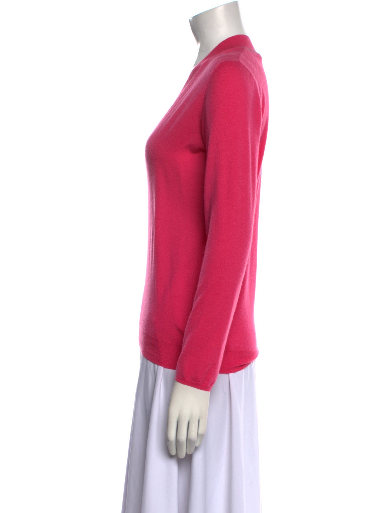 Brunello Cucinelli V-Neck Long Sleeve Top
