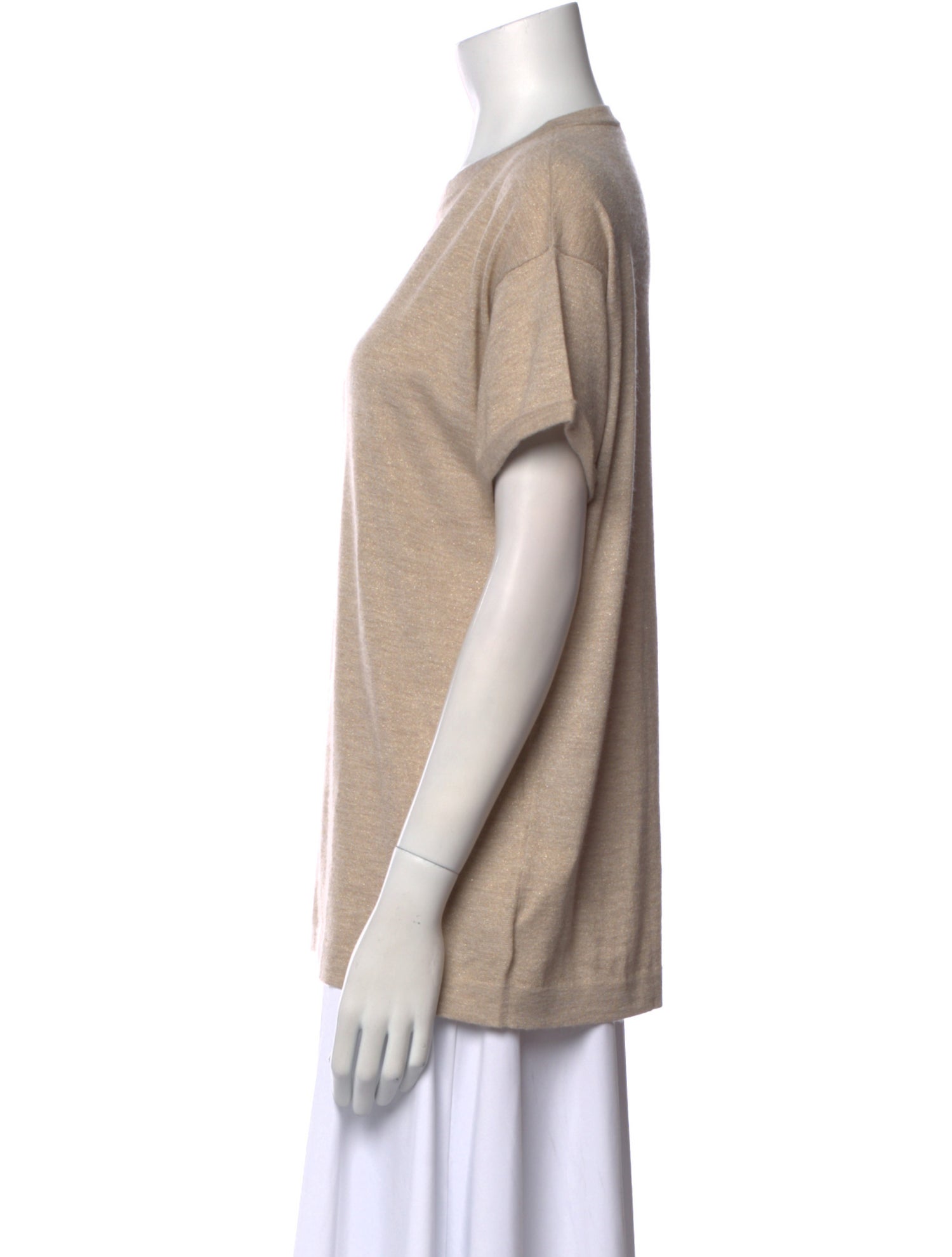 Brunello Cucinelli Cashmere Crew Neck Top