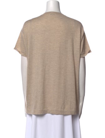 Brunello Cucinelli Cashmere Crew Neck Top