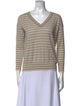 Brunello Cucinelli Virgin Wool Striped Sweater