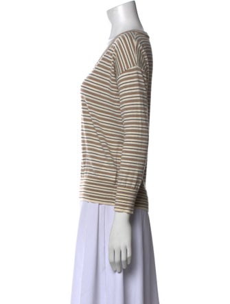 Brunello Cucinelli Virgin Wool Striped Sweater
