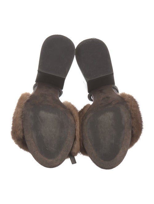 Brunello Cucinelli Fur Sandals