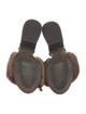 Brunello Cucinelli Fur Sandals